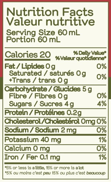 Greenhouse Juice Co energy shot organic apple and raspberry bottle highlighting fruity flavor