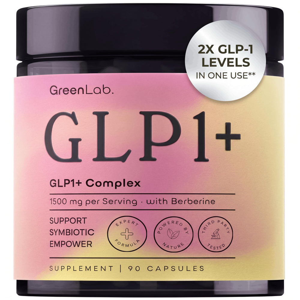 GreenLab GLP-1 bottle front view for daily wellness.