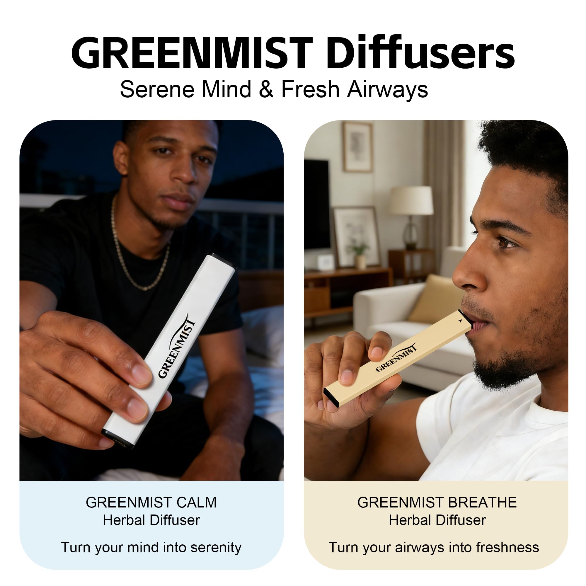 GreenMIST packaging emphasizing USA manufacturing and GMP standards