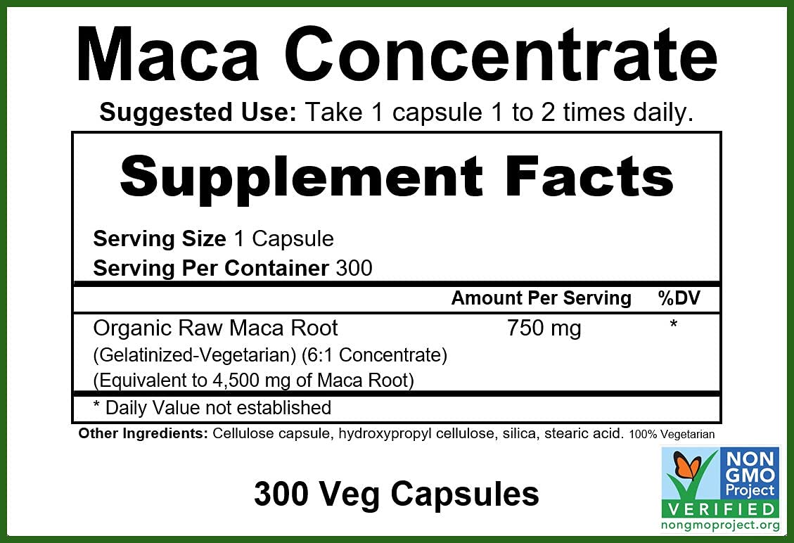 GreenPacks Maca Root Concentrate capsules being poured for daily use