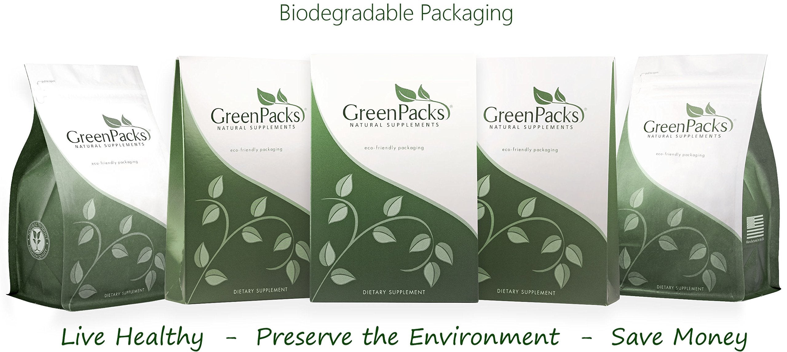 GreenPacks Milk Thistle Extract packaging showcases eco-friendly design.