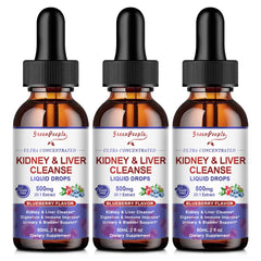 GREENPEOPLE Kidney Cleanse bottle pours for easy dosing and on-the-go support.