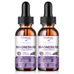 GREENPEOPLE Magnesium Glycinate Liquid Drops bottle front for sleep support.