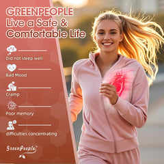 Garlic extract label on GreenPeople magnesium taurate bottle