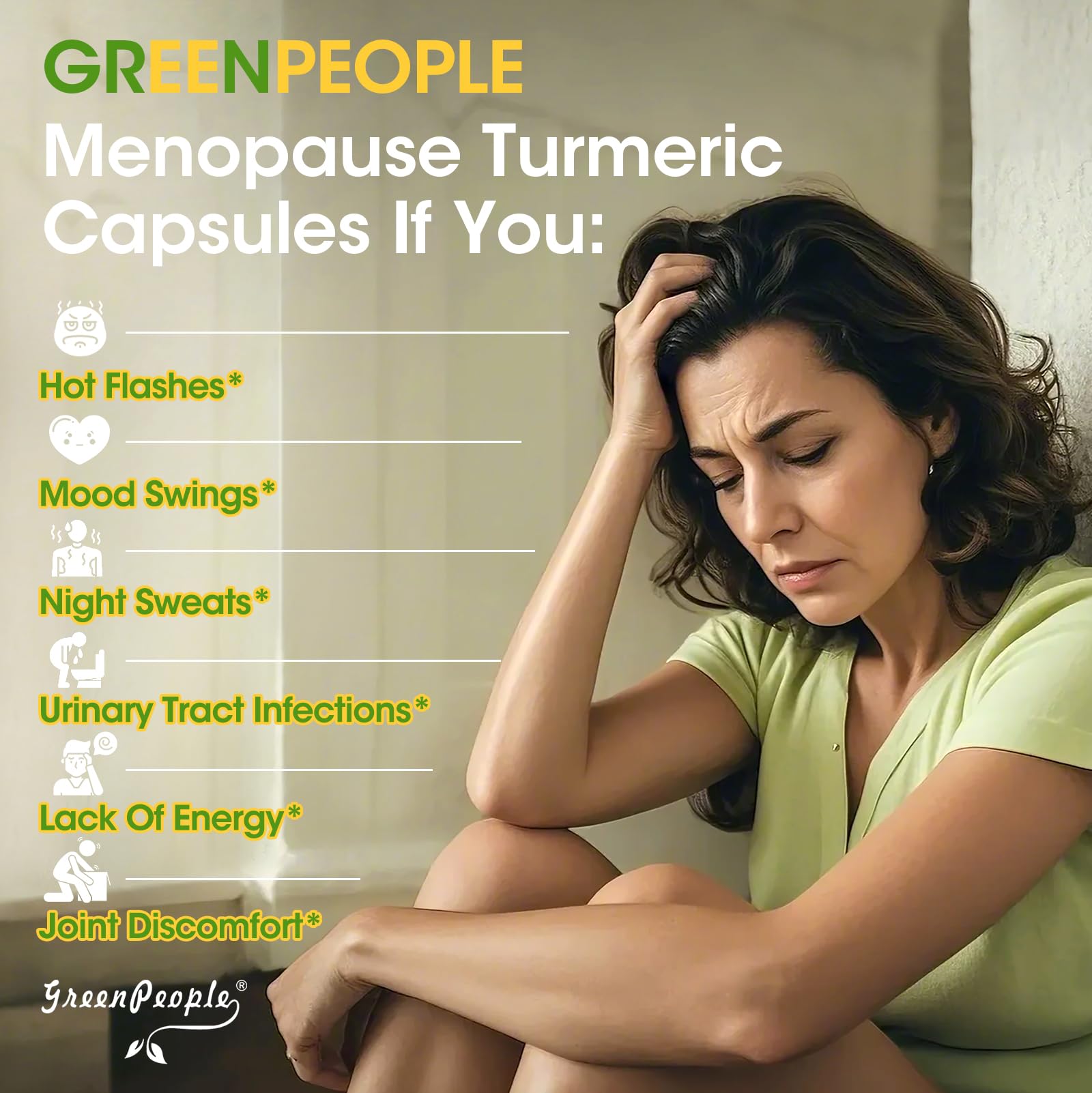 GreenPeople label features Black Cohosh and Ashwagandha for balance support.