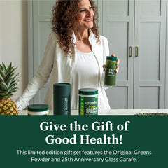 Greens First 49-superfoods powder, rich nutrients and antioxidants in a single scoop.