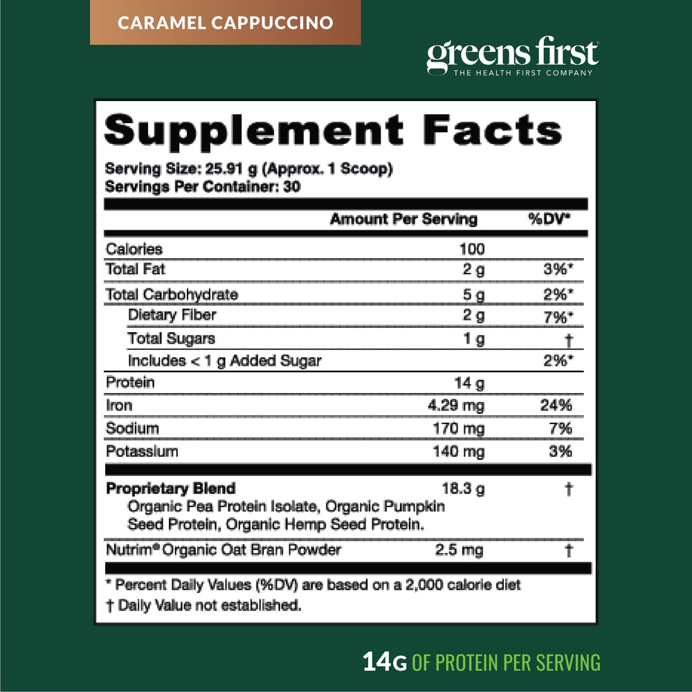 Greens First Dream Protein 30 servings per container supports daily shakes