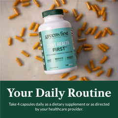 Greens First NutraMix seal indicating third-party testing for quality.