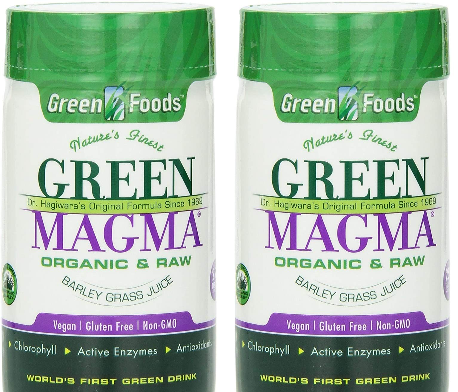 Green Foods Green Magma bottle front view showing daily nutritional support