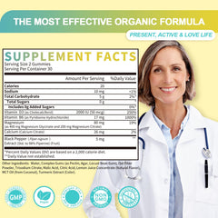 GREENPEOPLE Magnesium Glycinate Gummies ingredients with D3 and B6 emphasize immune and energy support