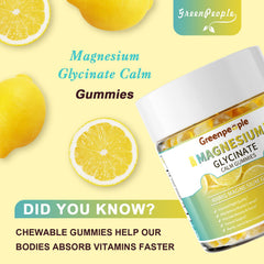 GREENPEOPLE Magnesium Glycinate Gummies vegan pectin-based formula supports plant-based wellness