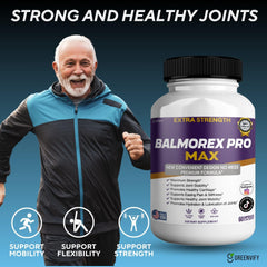 GREENVIFY Balmorex Pro Max turmeric-boswellia combo image suggesting anti-inflammatory support.