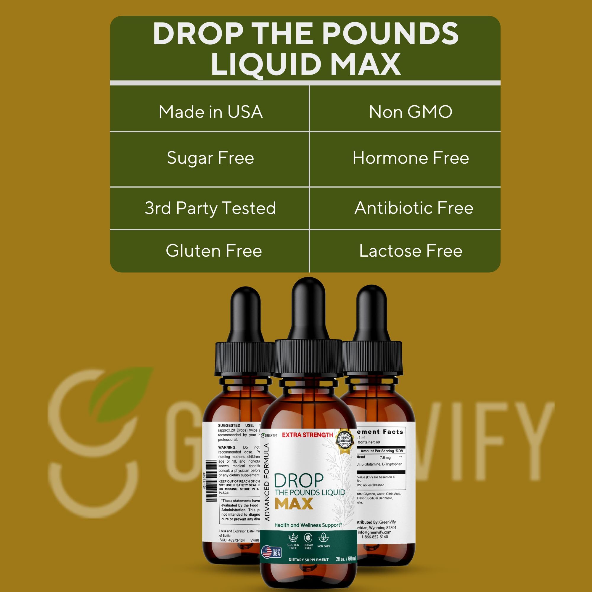 GREENVIFY dropper delivers precise, measured drops.