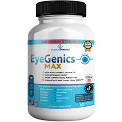 Greenvify EyeGenics Max Vision bottle for daily eye support.