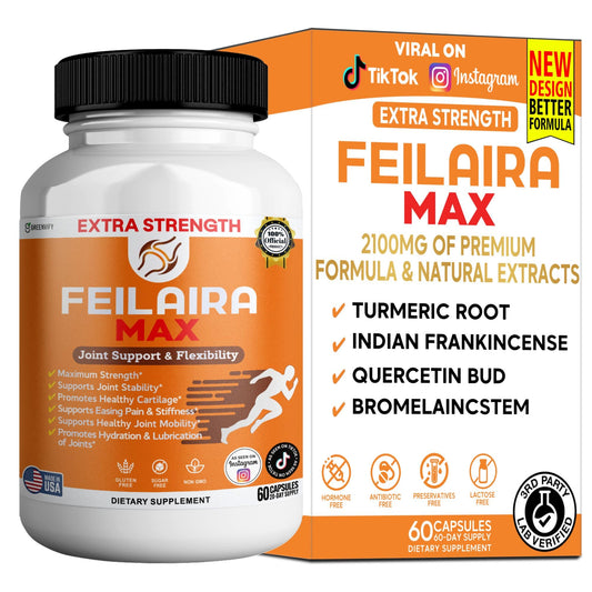 GreenVify Feilaira Max bottle front for joint support.