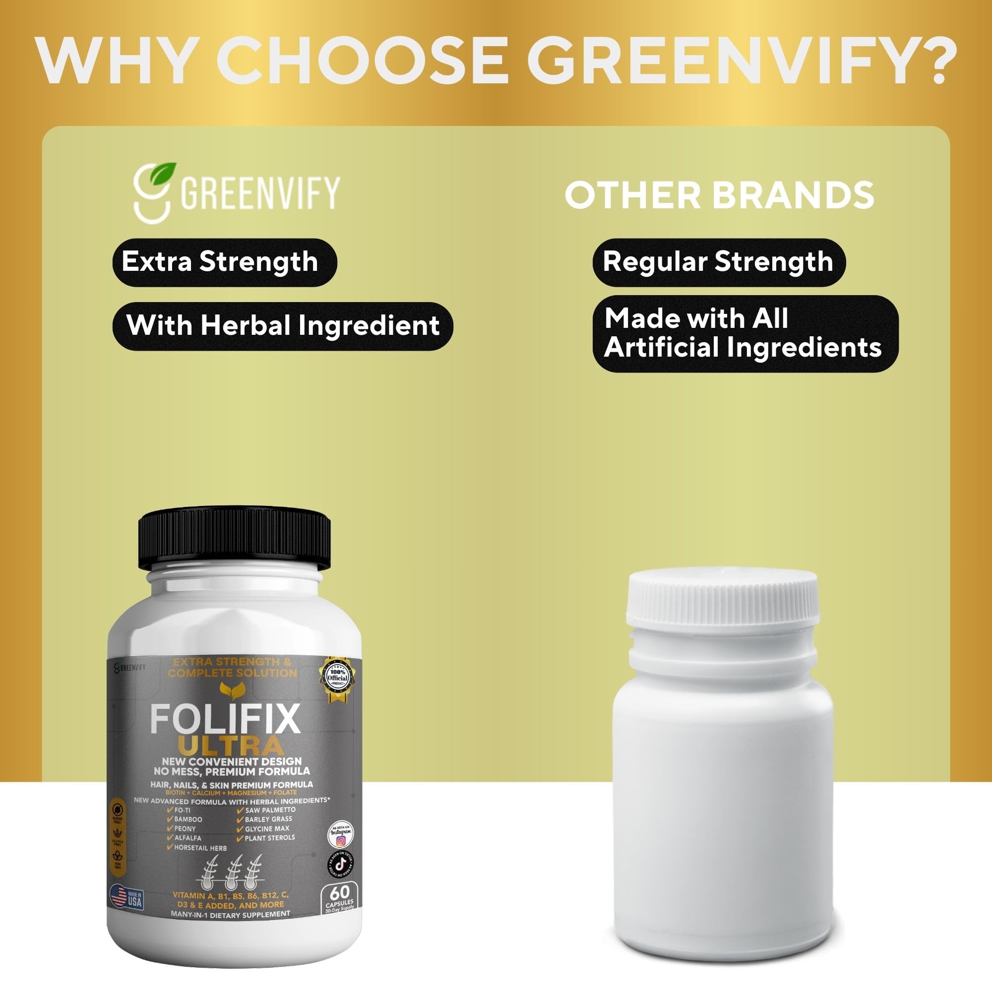 GREENVIFY FoliFix Ultra packaging box highlighting portability