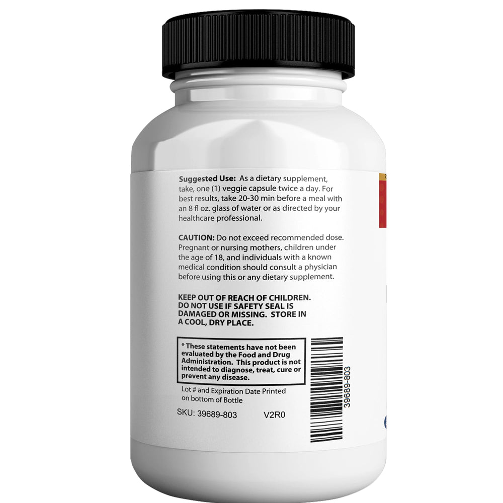 GREENVIFY Guardian Botanicals Blood Balance label shows trusted ingredients for steady levels.