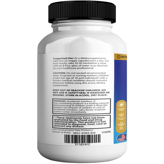 GREENVIFY memory capsules close-up shows easy daily supplementation.
