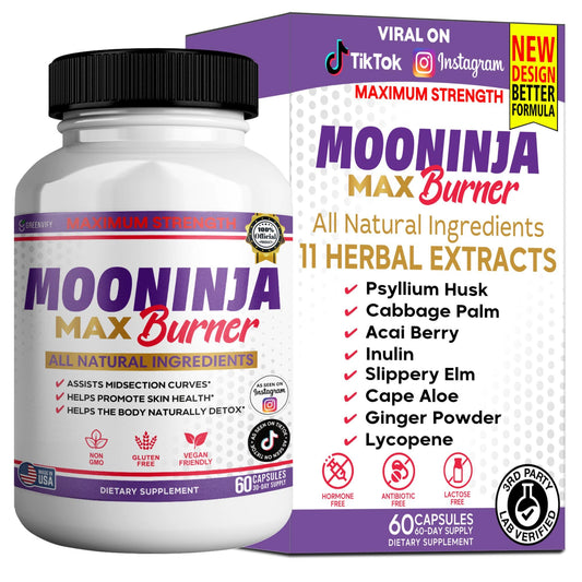 GreenVIFY Mooninja Max Burner bottle showcases all-natural, vegan-friendly formula for daily wellness