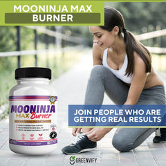 GreenVIFY Mooninja Max Burner daily-dosage guidance with two capsules