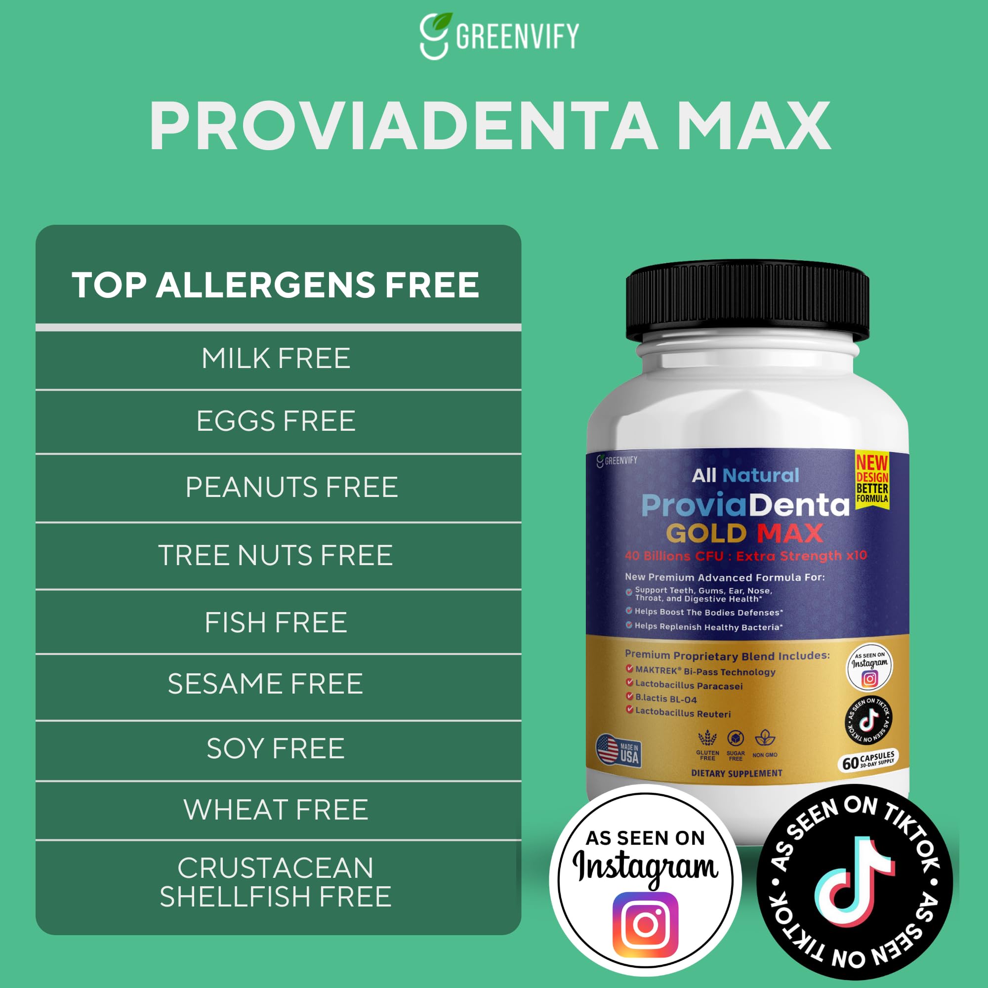 Greenvify ProviaDenta Gold Max travel pack for on-the-go care