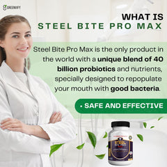 GREENVIFY GMP badge indicating manufacturing standards and quality control