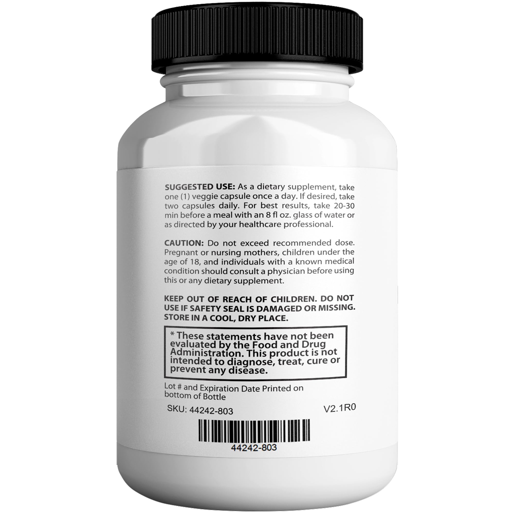 GREENVIFY Sweet Restore label close-up showing all-natural formula benefits