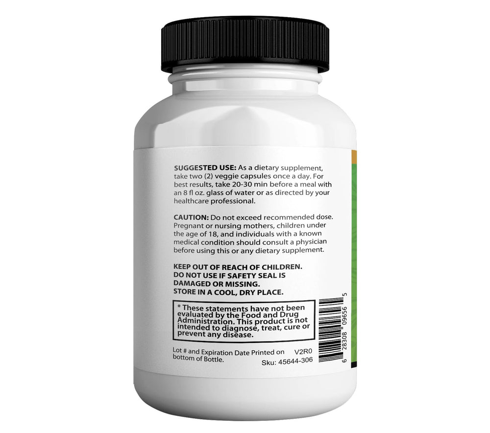 GREENVIFY Tonic Greens Max glutamine-infused capsules aiding digestion
