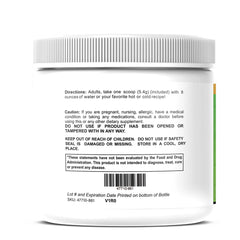 GREENVIFY Tonic Greens Ultra packaging close-up emphasizes clean, non-GMO quality.
