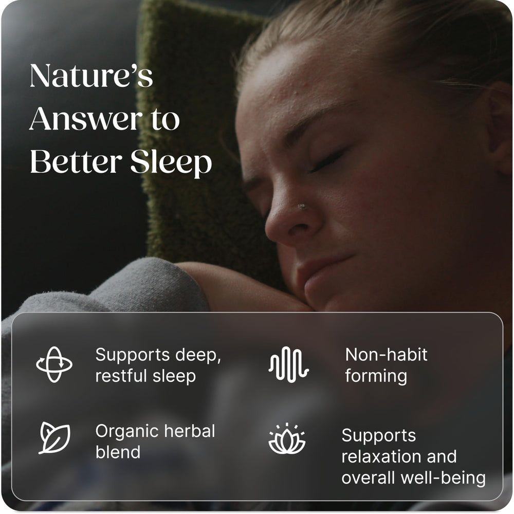 Greenworks Nature's Rest capsules close-up emphasizes vegan, allergen-free formulation