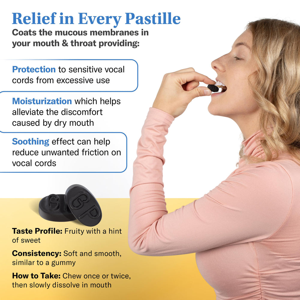 GRETHER'S pastilles with glycerin provide a smooth coating without menthol.