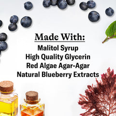 GRETHER'S Blueberry Pastilles with blueberry juice detail signals natural flavor