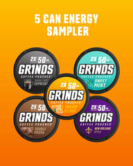GRINDS Sweet Mint pouch offers refreshing, nicotine-free energy.