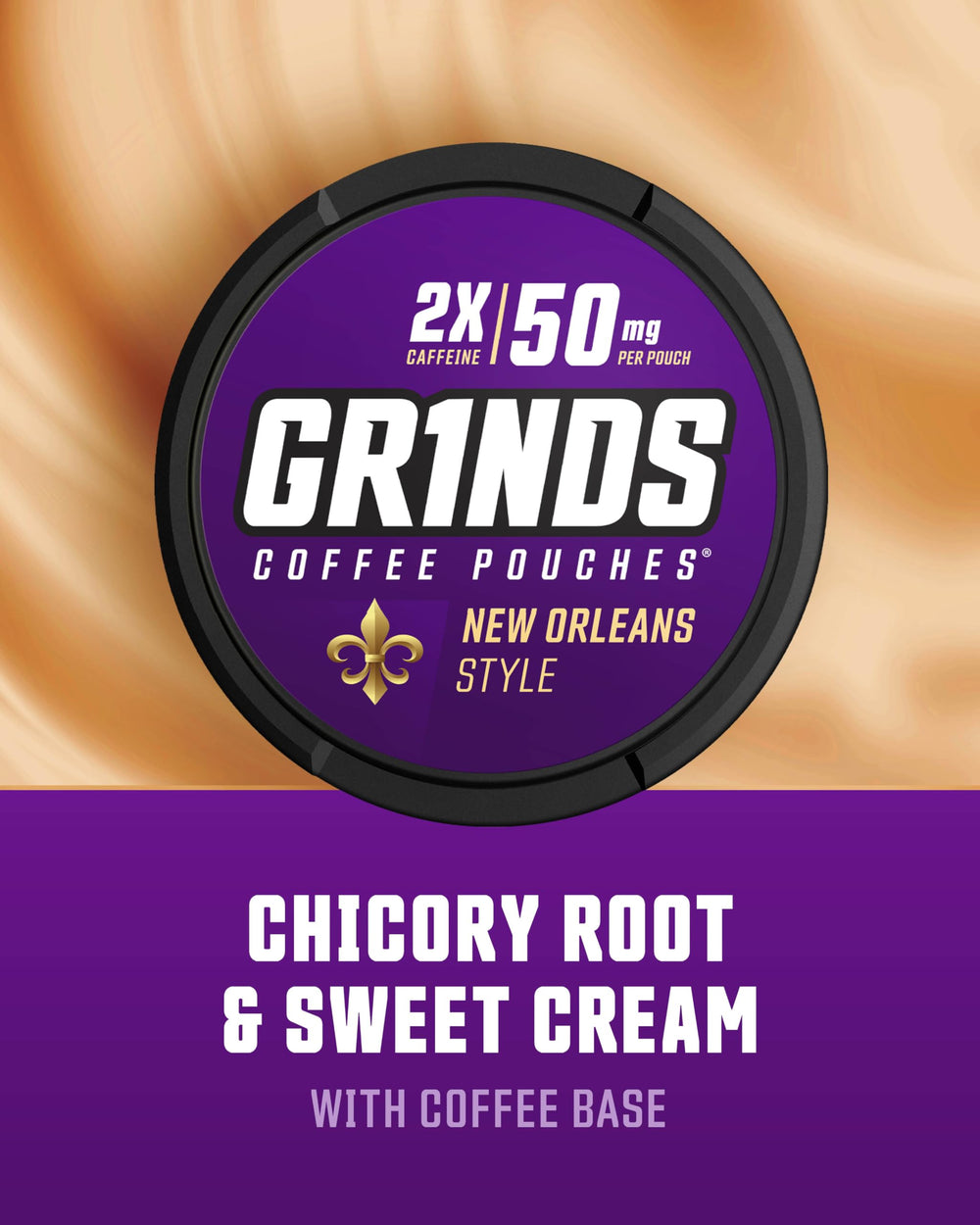 GRINDS caffeine-rich option delivers a coffee-like energy lift