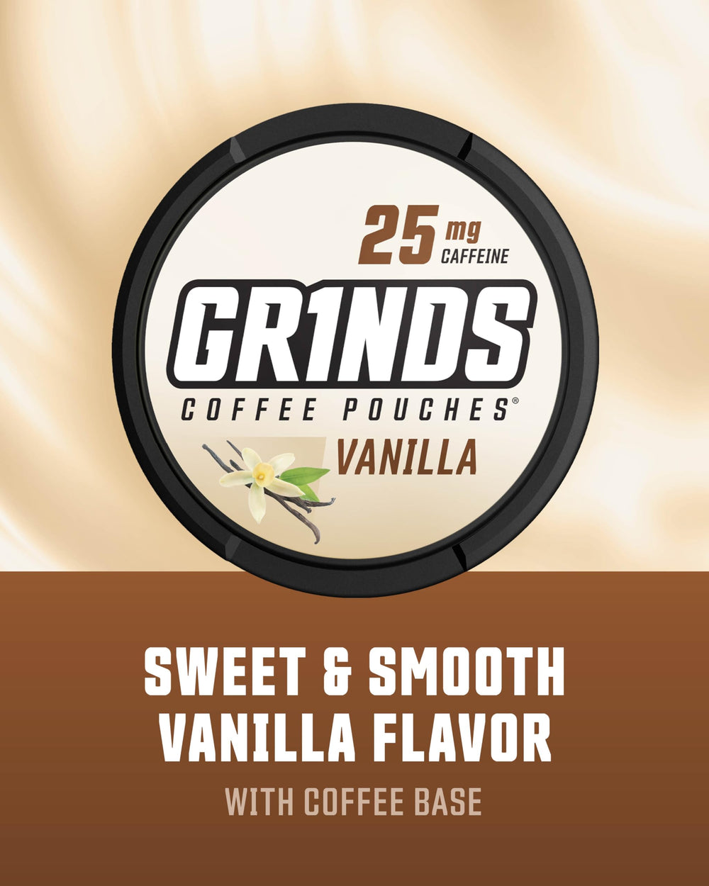 GRINDS Coffee pouches open pack demonstrates mess-free, discreet energy in busy moments.