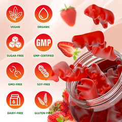 GrnLife calcium citrate gummies ingredients label detail for transparency