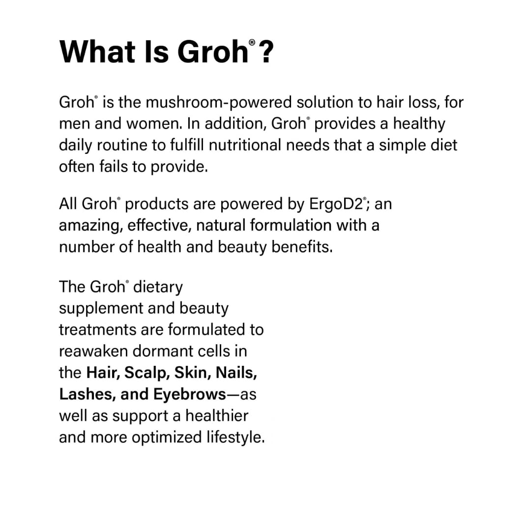 Groh Daily Vitality Boost easy daily use in one capsule