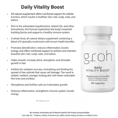 Groh Daily Vitality Boost supports gentle detox and balanced inflammation