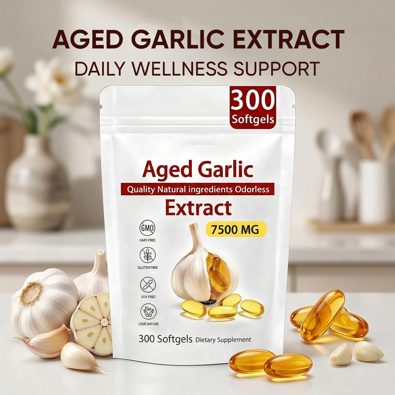 GROHESE lifestyle scene promotes everyday wellness with an all-natural garlic supplement.