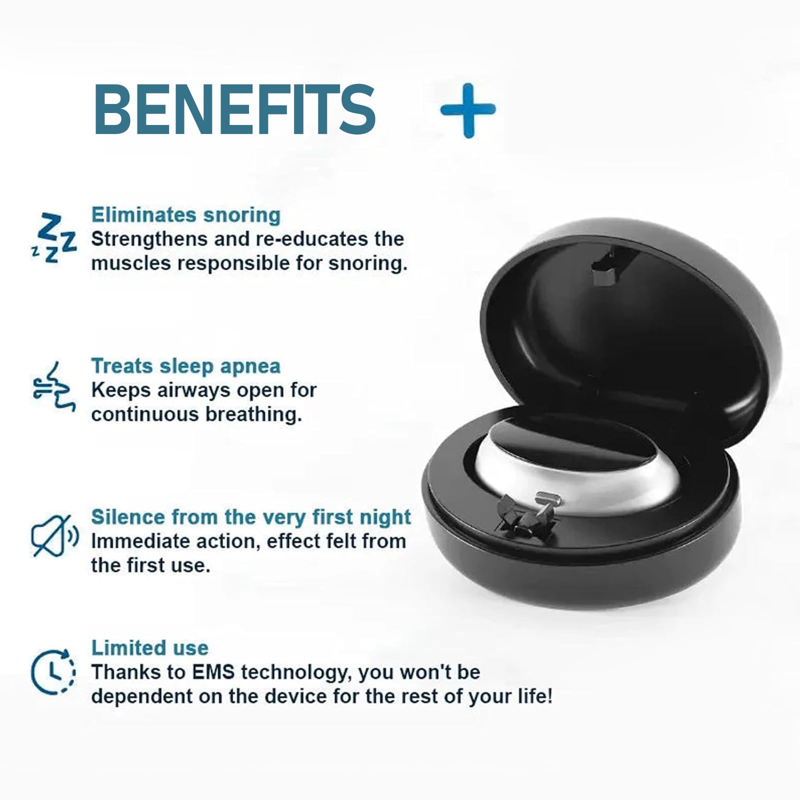 grueoath Z3 Pro snoring device travel case ready for on-the-go nights