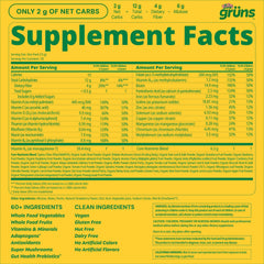Grüns kid multivitamin gummies in refreshed packaging with the same formula.