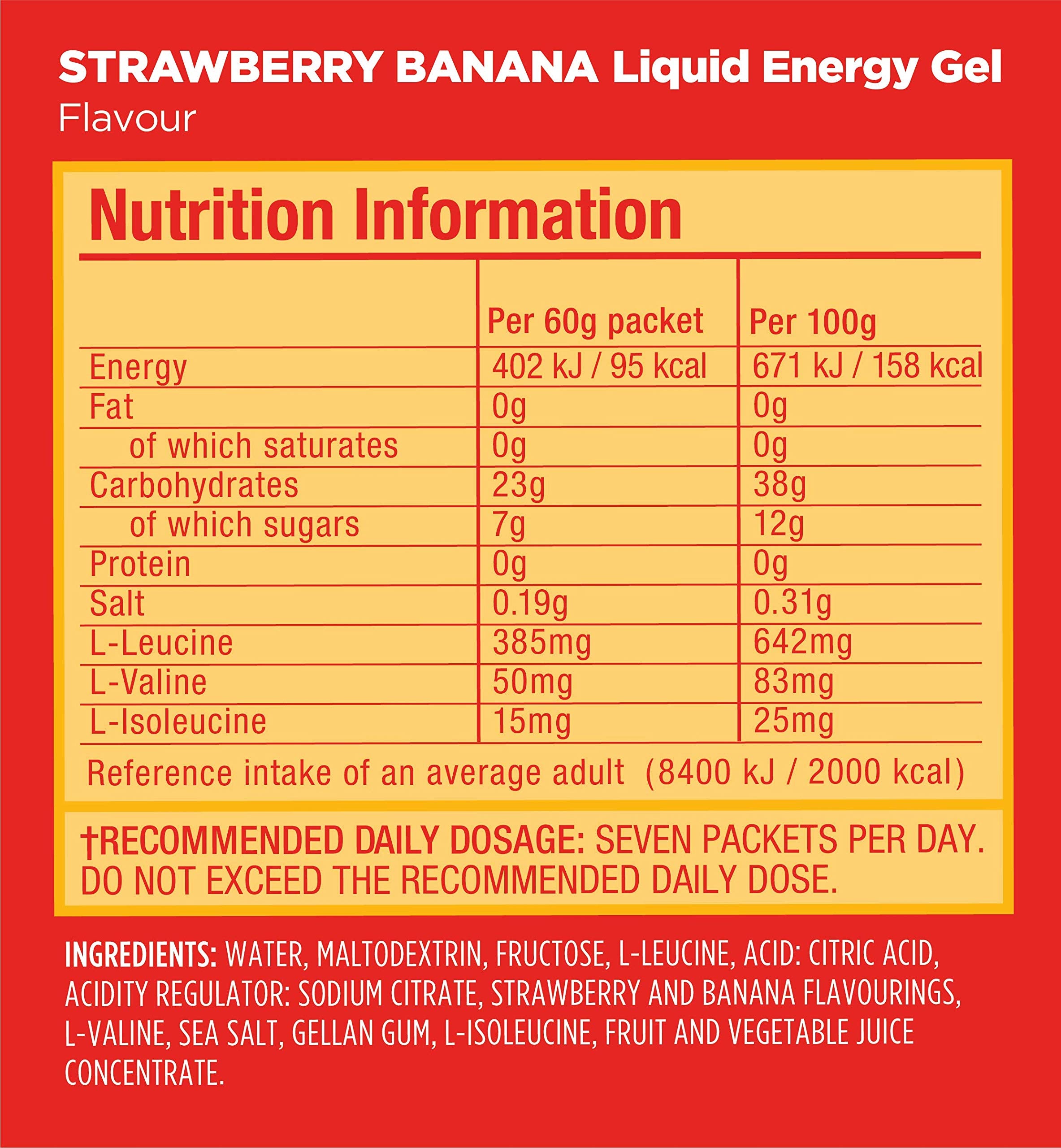 GU Energy Liquid Energy Gel vegan gluten-free dairy-free nutrition