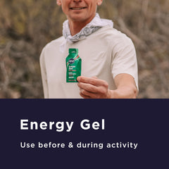 GU Energy Original Birthday Cake gel during cycling for steady energy