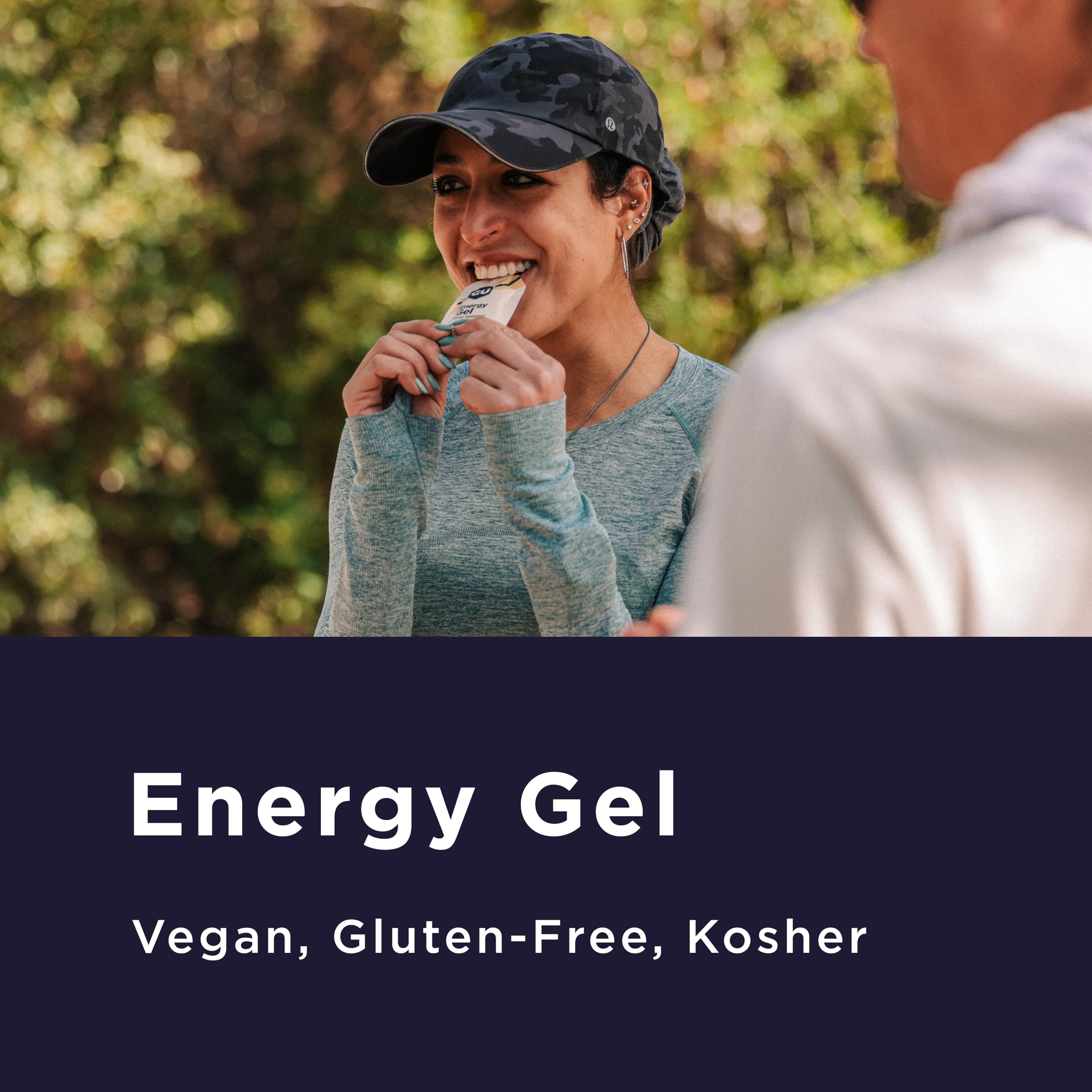 GU Energy Original Jet Blackberry gel pack supports endurance workouts