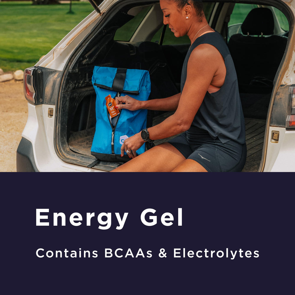 GU Energy Original electrolyte gel supports hydration on long workouts.