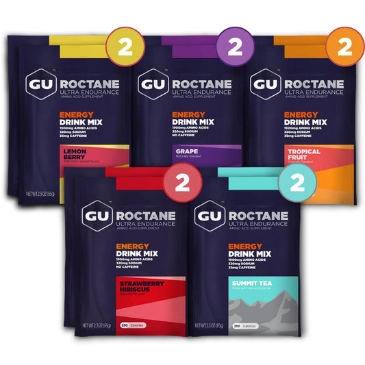 GU Energy Roctane bottle ready for endurance training.