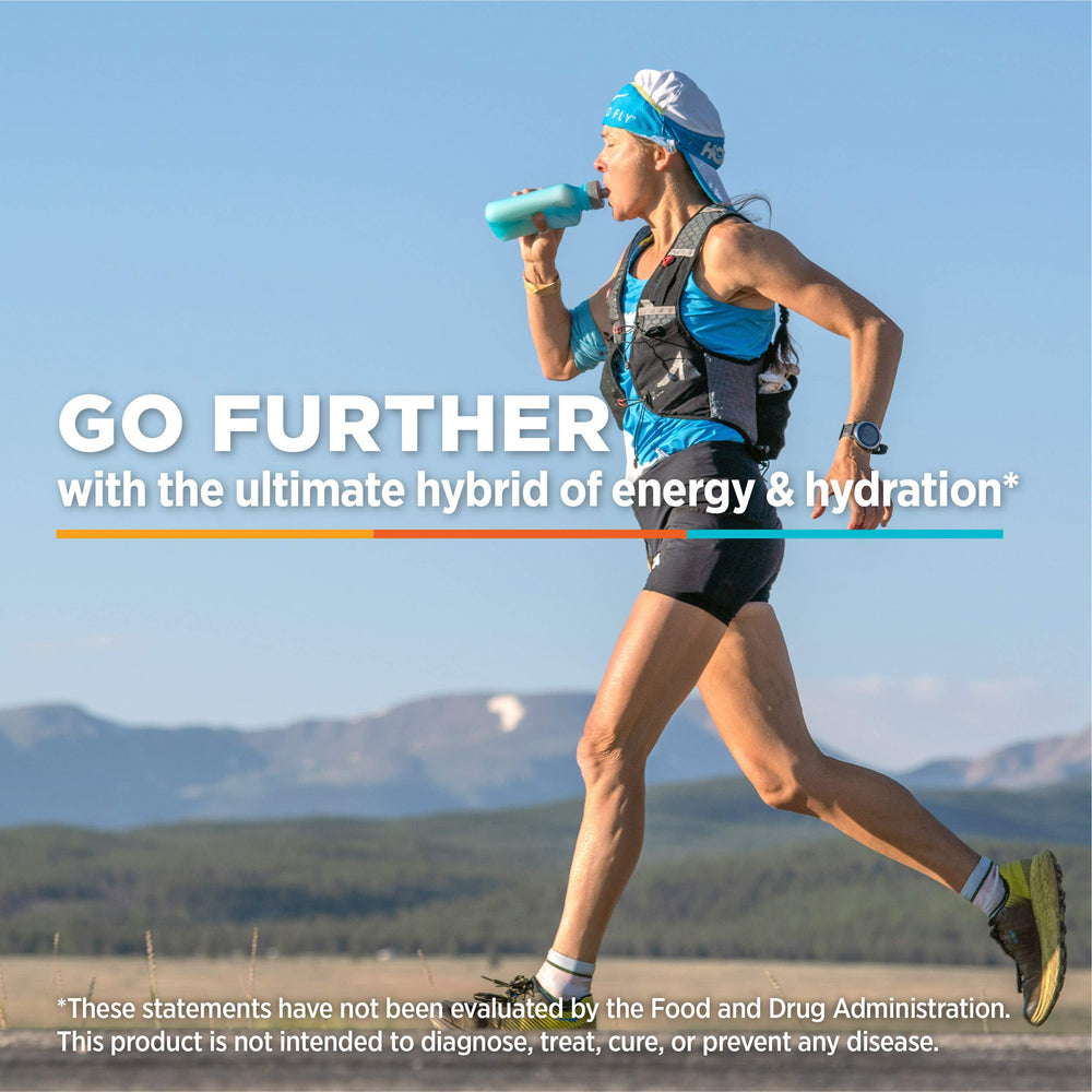 Roctane endurance packets for convenient on the go fueling.