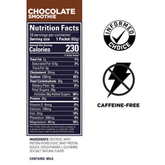 Electrolyte content with 230 mg sodium for post-workout hydration.