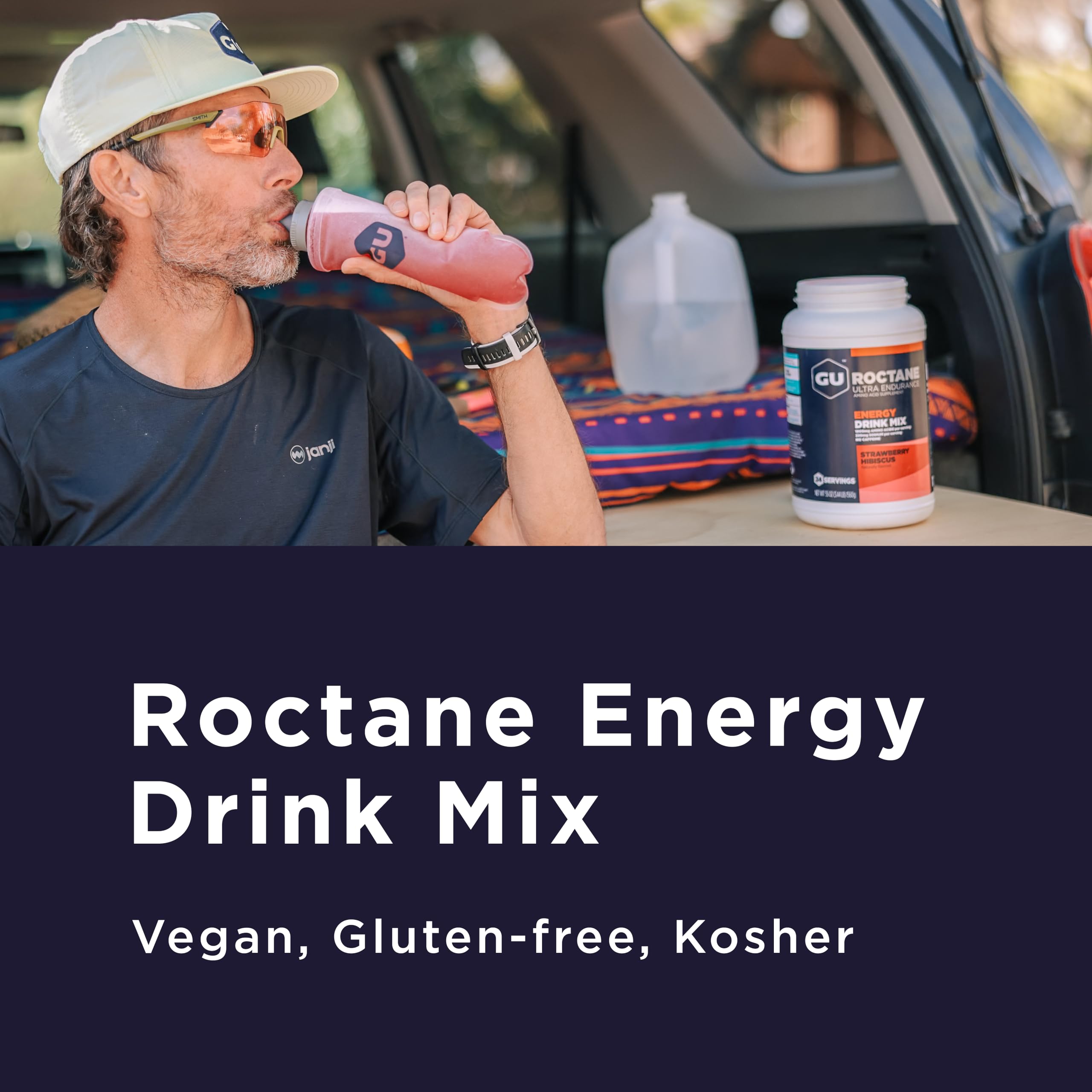 Outdoor training scene with Roctane fueling performance