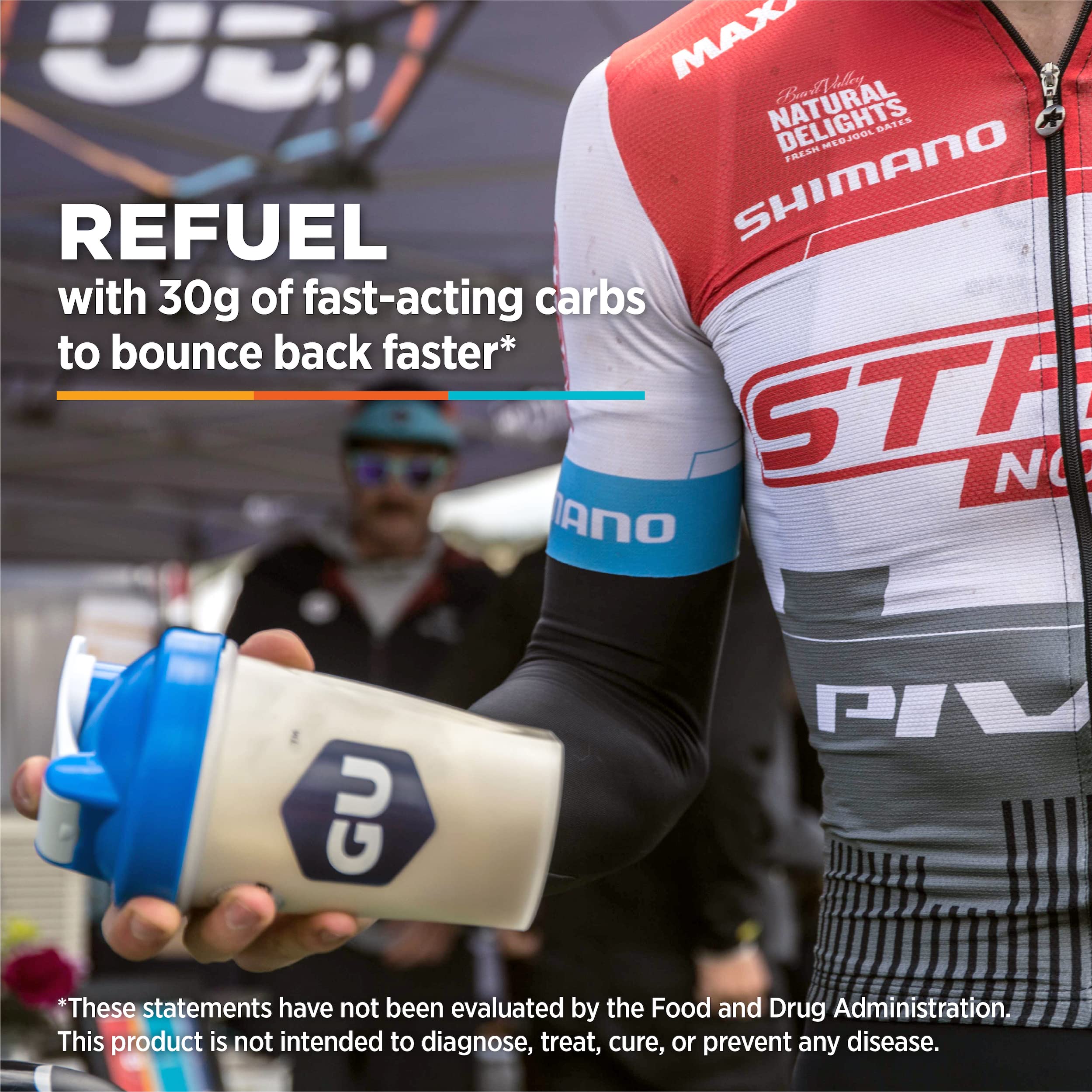 Close-up of whey protein content in Roctane supporting recovery.